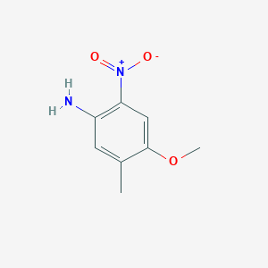 molecular formula C8H10N2O3 B1601477 4-Methoxy-5-methyl-2-nitroaniline CAS No. 55730-09-1