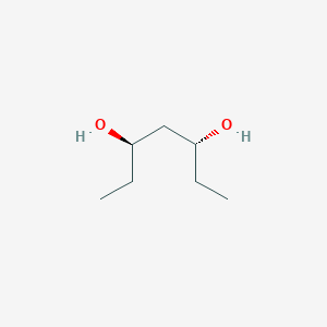 molecular formula C7H16O2 B1601479 (3R,5R)-Heptane-3,5-diol CAS No. 77291-90-8