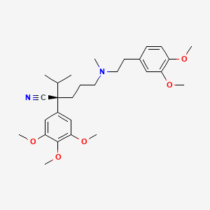 molecular formula C28H40N2O5 B1601492 (R)-Gallopamil CAS No. 38176-10-2