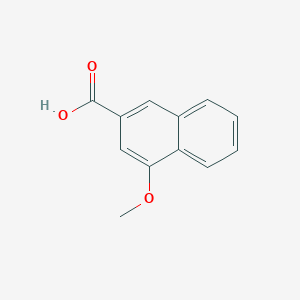 molecular formula C12H10O3 B1601498 4-Methoxynaphthalene-2-carboxylic acid CAS No. 5773-93-3