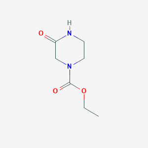 molecular formula C7H12N2O3 B1601509 Ethyl 3-oxopiperazine-1-carboxylate CAS No. 59701-99-4
