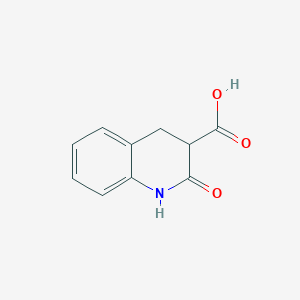 molecular formula C10H9NO3 B1601512 2-氧代-1,2,3,4-四氢喹啉-3-羧酸 CAS No. 246867-17-4