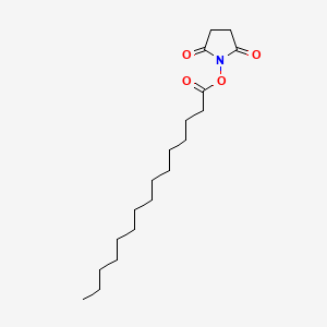 molecular formula C19H33NO4 B1601513 1-(Pentadecanoyloxy)pyrrolidine-2,5-dione CAS No. 823780-38-7