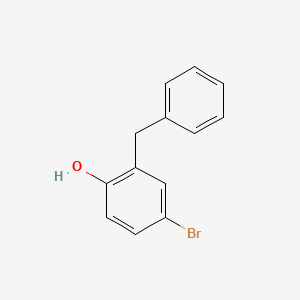 molecular formula C13H11BrO B1601519 2-Benzyl-4-bromophenol CAS No. 19578-80-4