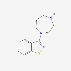 B1601524 3-(1,4-Diazepan-1-yl)benzo[d]isothiazole CAS No. 99748-44-4