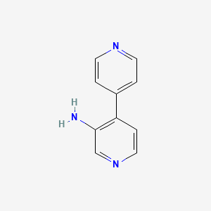 molecular formula C10H9N3 B1601526 [4,4'-联吡啶]-3-胺 CAS No. 52311-43-0