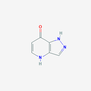 molecular formula C6H5N3O B1601529 1H-吡唑并[4,3-b]吡啶-7-醇 CAS No. 94220-42-5