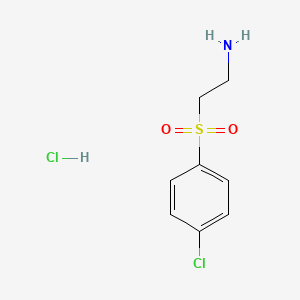 molecular formula C8H11Cl2NO2S B1601533 2-(4-Chlorobenzenesulfonyl)-ethylamine hydrochloride CAS No. 85052-88-6