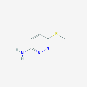 molecular formula C5H7N3S B1601536 3-氨基-6-(甲硫基)吡哒嗪 CAS No. 39539-67-8