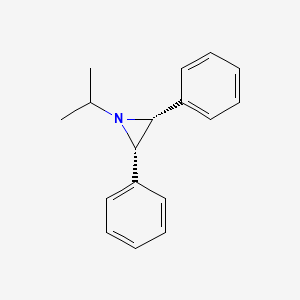 molecular formula C17H19N B1601541 cis-1-Isopropyl-2,3-diphenylaziridine CAS No. 71653-80-0