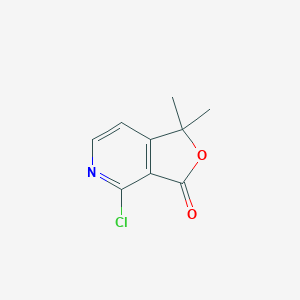 molecular formula C9H8ClNO2 B1601553 4-氯-1,1-二甲基-1H,3H-呋喃[3,4-c]吡啶-3-酮 CAS No. 285991-71-1