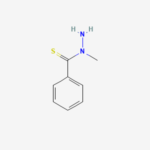 molecular formula C8H10N2S B1601559 N-methylbenzothiohydrazide CAS No. 21048-05-5