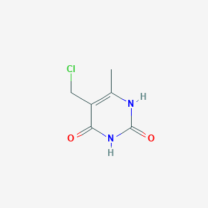molecular formula C6H7ClN2O2 B1601583 5-(Chloromethyl)-6-methylpyrimidine-2,4(1H,3H)-dione CAS No. 66947-91-9