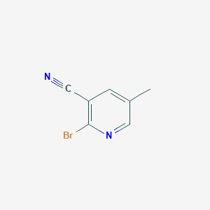 molecular formula C7H5BrN2 B1601592 2-溴-5-甲基烟腈 CAS No. 65996-18-1