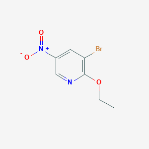 molecular formula C7H7BrN2O3 B1601595 3-溴-2-乙氧基-5-硝基吡啶 CAS No. 74919-31-6