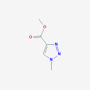 molecular formula C5H7N3O2 B1601597 Methyl 1-methyl-1H-1,2,3-triazole-4-carboxylate CAS No. 57362-82-0