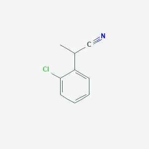 molecular formula C9H8ClN B1601600 2-(2-Chlorophenyl)propanenitrile CAS No. 75920-46-6