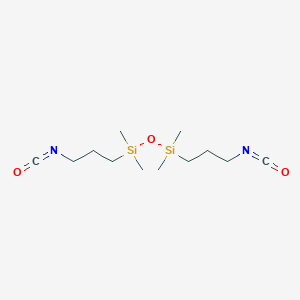 molecular formula C12H24N2O3Si2 B1601606 1,3-Bis(3-isocyanatopropyl)-1,1,3,3-tetramethyldisiloxane CAS No. 20160-69-4