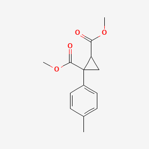 molecular formula C14H16O4 B1601607 Dimethyl 1-(p-tolyl)cyclopropane-1,2-dicarboxylate CAS No. 345618-40-8