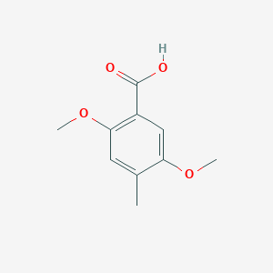 molecular formula C10H12O4 B1601618 2,5-Dimethoxy-4-methylbenzoic acid CAS No. 32176-94-6