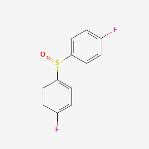 molecular formula C12H8F2OS B1601620 Bis(4-fluorophenyl) sulfoxide CAS No. 395-25-5