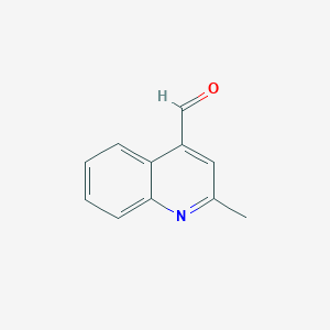 molecular formula C11H9NO B1601647 2-甲基喹啉-4-甲醛 CAS No. 6760-22-1