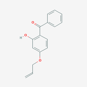 molecular formula C16H14O3 B160165 4-Allyloxy-2-hydroxybenzophenone CAS No. 2549-87-3
