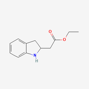 Ethyl 2-(indolin-2-yl)acetate