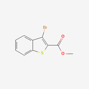 molecular formula C10H7BrO2S B1601675 3-溴苯并[b]噻吩-2-甲酸甲酯 CAS No. 34128-30-8