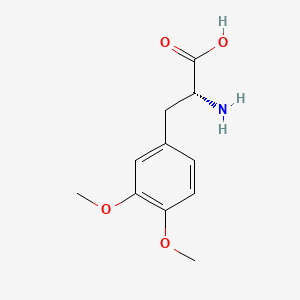 molecular formula C11H15NO4 B1601676 3,4-Dimethoxy-D-phenylalanine CAS No. 33605-56-0