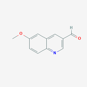 molecular formula C11H9NO2 B1601685 6-甲氧基喹啉-3-甲醛 CAS No. 13669-60-8