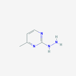 molecular formula C5H8N4 B1601691 2-Hydrazinyl-4-methylpyrimidine CAS No. 63170-77-4