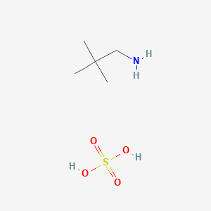 molecular formula C5H15NO4S B1601697 2,2-Dimethyl-1-propylamine sulphate CAS No. 68306-49-0