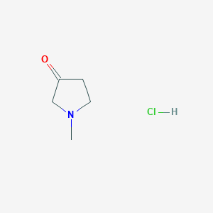 molecular formula C5H10ClNO B1601710 1-Methylpyrrolidin-3-one hydrochloride CAS No. 78635-85-5