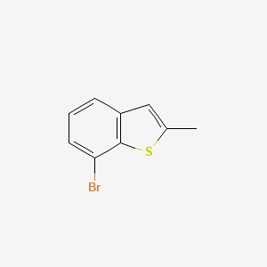 molecular formula C9H7BrS B1601711 7-Bromo-2-methylbenzo[b]thiophene CAS No. 75288-49-2