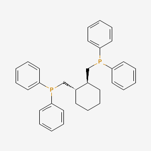 B1601714 (1S,2S)-(+)-1,2-Bis(diphenylphosphinomethyl)cyclohexane CAS No. 70223-77-7