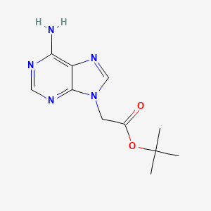 tert-butyl 2-(6-amino-9H-purin-9-yl)acetate