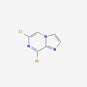 8-Bromo-6-chloroimidazo[1,2-a]pyrazine