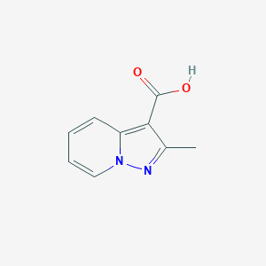 molecular formula C9H8N2O2 B1601729 2-Methylpyrazolo[1,5-a]pyridine-3-carboxylic acid CAS No. 80537-08-2