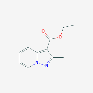 molecular formula C11H12N2O2 B1601731 Ethyl 2-methylpyrazolo[1,5-a]pyridine-3-carboxylate CAS No. 30843-10-8