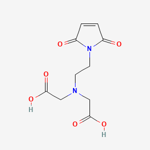 molecular formula C10H12N2O6 B1601736 N-(carboxymethyl)-N-[2-(2,5-dihydro-2,5-dioxo-1H-pyrrol-1-yl)ethyl]-Glycine CAS No. 207612-92-8