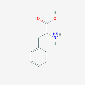 molecular formula C9H11NO2 B1601738 DL-Phenylalanine-15N CAS No. 81387-53-3
