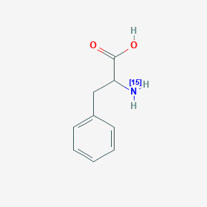 molecular formula C9H11NO2 B1601738 DL-苯丙氨酸-15N CAS No. 81387-53-3