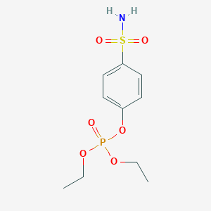 molecular formula C10H16NO6PS B160174 Diethyl (4-sulfamoylphenyl) phosphate CAS No. 1981-20-0