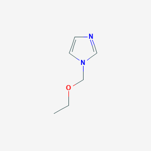 molecular formula C6H10N2O B1601740 1-(ethoxymethyl)-1H-imidazole CAS No. 67319-04-4