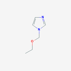 molecular formula C6H10N2O B1601740 1-(乙氧甲基)-1H-咪唑 CAS No. 67319-04-4