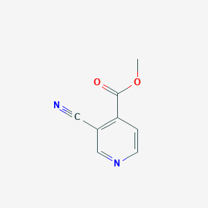 molecular formula C8H6N2O2 B1601741 Methyl 3-cyanoisonicotinate CAS No. 36106-47-5