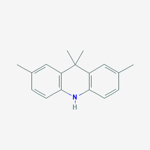 molecular formula C17H19N B1601753 2,7,9,9-Tetramethyl-9,10-dihydroacridine CAS No. 92638-85-2