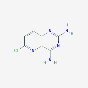 molecular formula C7H6ClN5 B1601755 6-氯吡啶并[3,2-d]嘧啶-2,4-二胺 CAS No. 93684-07-2