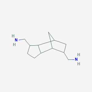 molecular formula C12H22N2 B1601762 Octahydro-4,7-methano-1H-indene-5,-dimethylamine CAS No. 76364-76-6